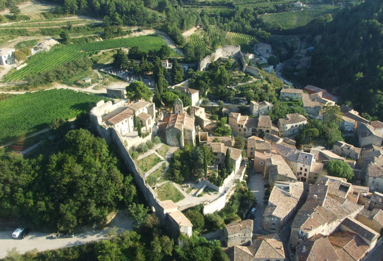 Beautiful Gigondas village, in the Southern Rhône, is a setting of stone edifices, narrow lanes and ...